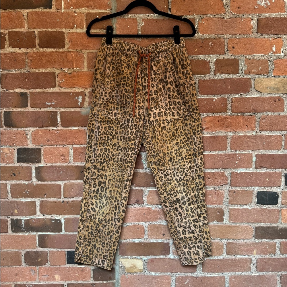 SOLD OFF POSHMARK - Anthropologie textured animal print pants